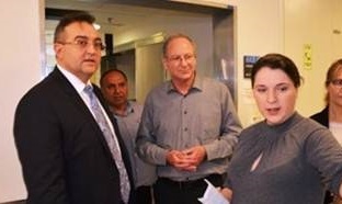 Посол Украины Генадий Надоленко посетил израильский реабилитационный центр "Левинштейн"